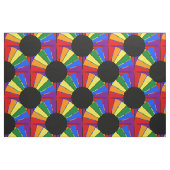 RAINBOW FLAG BUTTON RAYS + uw achterdeur. en ideeë Stof (Fat Quarter)