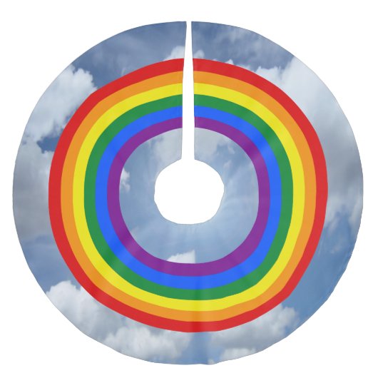RAINBOW FLAG BUTTON + uw achterkant. en ideeën Kerstboom Rok (Voorkant)