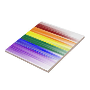 Rainbow Flag Ceramic Tile Tegeltje