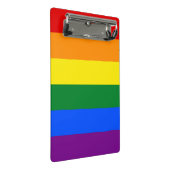 RAINBOW FLAG COLOREN + jouw tekst & ideeën Mini Klembord (Schuin)