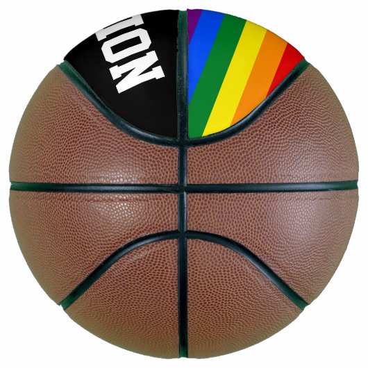RAINBOW FLAG COLOREN + uw ideeën Basketbal (Rechts)