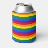 RAINBOW FLAG COLOREN + uw ideeën Blikjeskoeler (Blikje Achterkant)