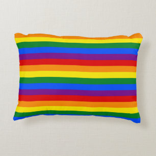 RAINBOW FLAG COLOREN + uw ideeën Decoratief Kussen
