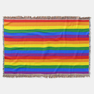 RAINBOW FLAG COLOREN + uw ideeën Deken