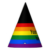 RAINBOW FLAG COLOREN + uw ideeën Feesthoedjes (Links)