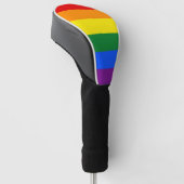 RAINBOW FLAG COLOREN + uw ideeën Golfheadcover (Schuin)
