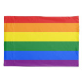 RAINBOW FLAG COLOREN + uw ideeën Kussensloop (Achterkant-Links)