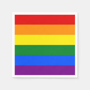 RAINBOW FLAG COLOREN + uw ideeën Servet