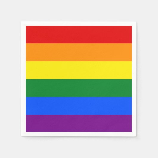 RAINBOW FLAG COLOREN + uw ideeën Servet (Voorkant)