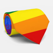 RAINBOW FLAG COLOREN + uw ideeën Stropdas (Opgerold)