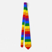 RAINBOW FLAG COLOREN + uw ideeën Stropdas (Achterkant)