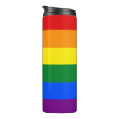 RAINBOW FLAG COLOREN + uw ideeën Thermosbeker (Geroteerd rechts)