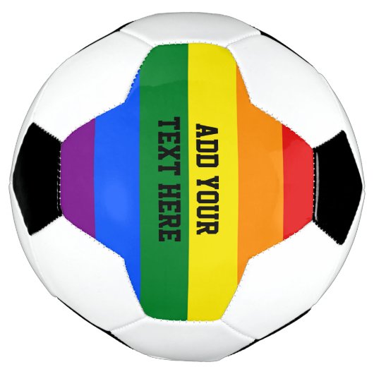 RAINBOW FLAG COLOREN + uw ideeën Voetbal (Gedraaid)