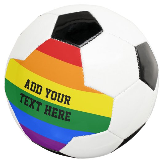 RAINBOW FLAG COLOREN + uw ideeën Voetbal (Drie kwart)