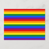 RAINBOW FLAG COLORS BRIEFKAART (Voorkant)