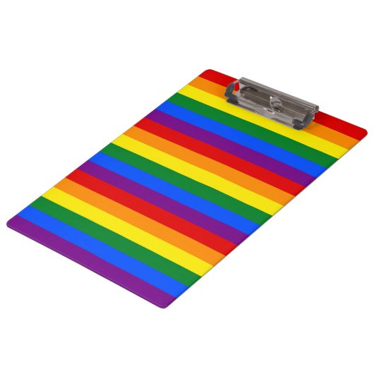 RAINBOW FLAG COLORS KLEMBORD (Gekanteld)