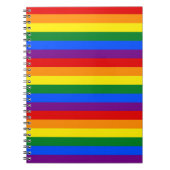 RAINBOW FLAG COLORS NOTITIEBOEK (Voorkant)