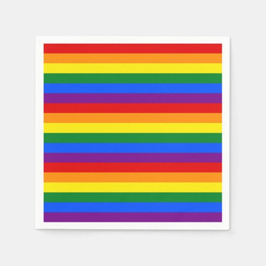 RAINBOW FLAG COLORS SERVET (Voorkant)