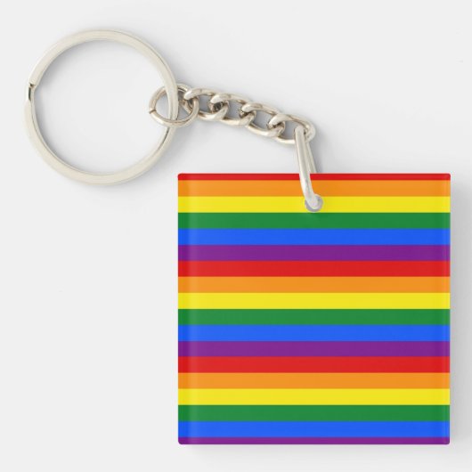 RAINBOW FLAG COLORS SLEUTELHANGER (Voorkant)