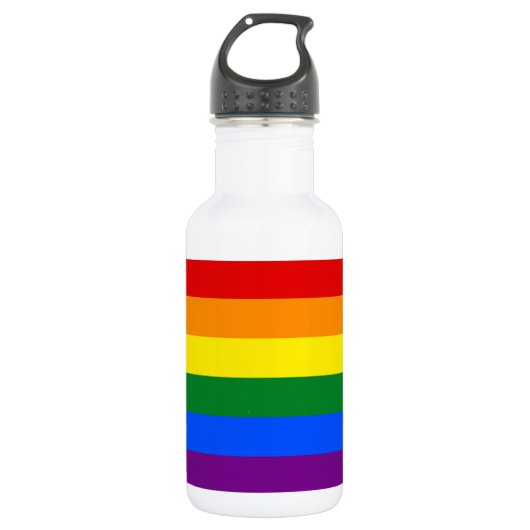 RAINBOW FLAG COLORS WATERFLES  (Voorkant)