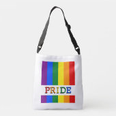 Rainbow Flag Crossbody Bag & LGBT, Pride Tas (Achterkant)