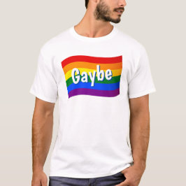 Rainbow Flag Gamay child of gay ouders family T-shirt