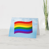 Rainbow Flag Gay Pride LGBT LGBTQ liefde is liefde Kaart (Voorkant)
