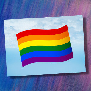 Rainbow Flag Gay Pride LGBT LGBTQ liefde is liefde Kaart