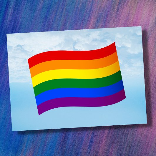 Rainbow Flag Gay Pride LGBT LGBTQ liefde is liefde Kaart
