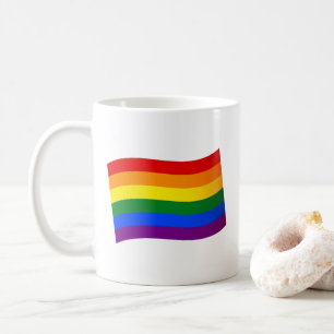 Rainbow Flag Gay Pride LGBT LGBTQ liefde is liefde Koffiemok