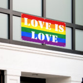 Rainbow Flag Gay Pride LGBT Love Spandoek (Buitenkant Gebouw)