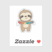 Rainbow Flag Gay Pride Lgbtq Hearts Sloon Sticker (Vel)