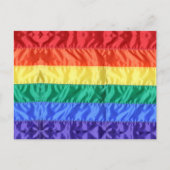 Rainbow Flag Gay Pride LGBTQ LGBT liefde is liefde Briefkaart (Voorkant)