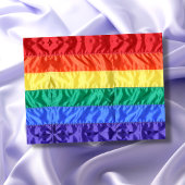 Rainbow Flag Gay Pride LGBTQ LGBT liefde is liefde Briefkaart