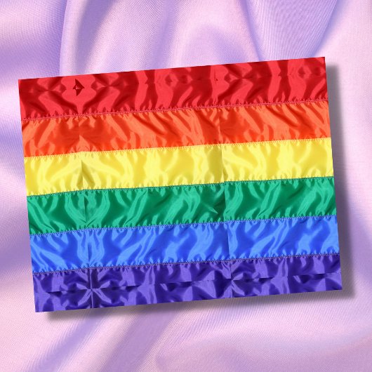 Rainbow Flag Gay Pride LGBTQ LGBT liefde is liefde Briefkaart