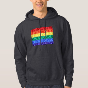 Rainbow Flag Gay Pride LGBTQ LGBT liefde is liefde Hoodie