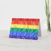 Rainbow Flag Gay Pride LGBTQ LGBT liefde is liefde Kaart (Achterkant)