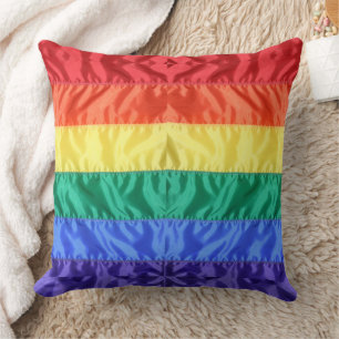 Rainbow Flag Gay Pride LGBTQ LGBT liefde is liefde Kussen