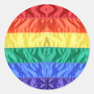 Rainbow Flag Gay Pride LGBTQ LGBT liefde is liefde Ronde Sticker