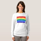 Rainbow Flag Gay Pride LGBTQ LGBT liefde is liefde T-shirt (Voorkant volledig)