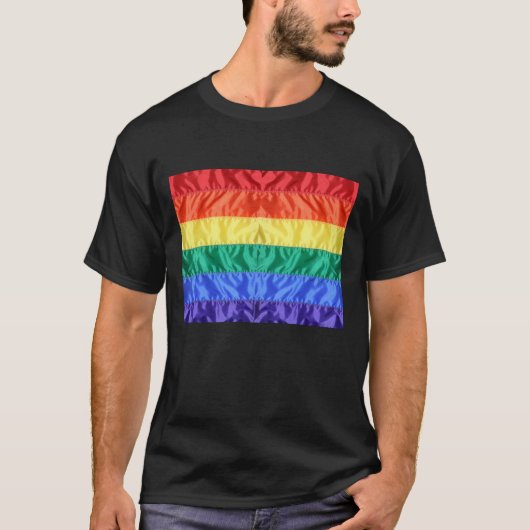 Rainbow Flag Gay Pride LGBTQ LGBT liefde is liefde T-shirt (Voorkant)