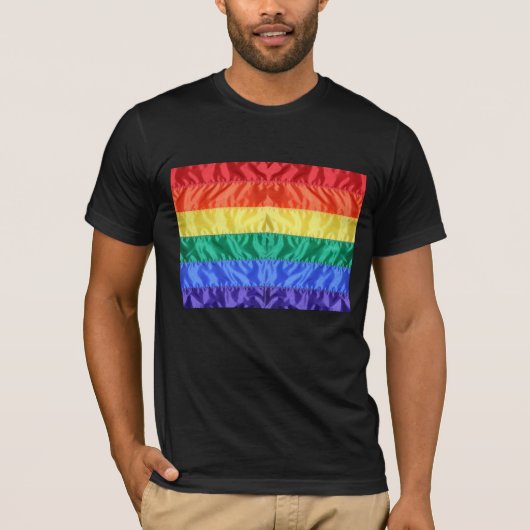 Rainbow Flag Gay Pride LGBTQ LGBT liefde is liefde T-shirt (Voorkant)