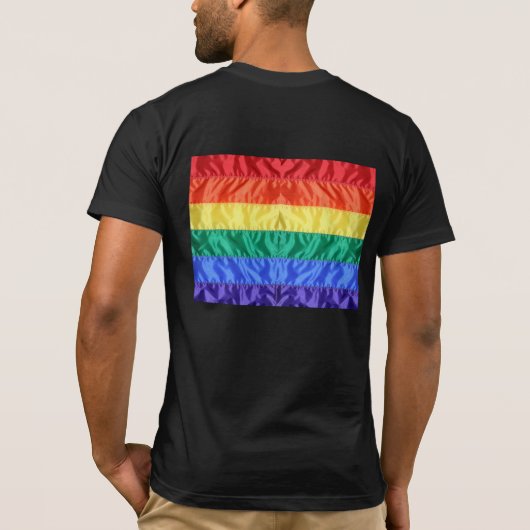 Rainbow Flag Gay Pride LGBTQ LGBT liefde is liefde T-shirt (Achterkant)
