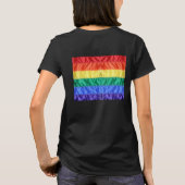 Rainbow Flag Gay Pride LGBTQ LGBT liefde is liefde T-shirt (Achterkant)