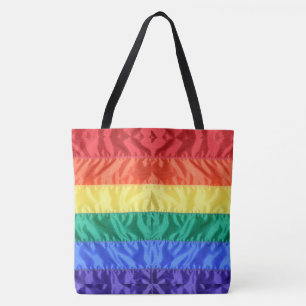 Rainbow Flag Gay Pride LGBTQ LGBT liefde is liefde Tote Bag