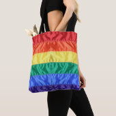 Rainbow Flag Gay Pride LGBTQ LGBT liefde is liefde Tote Bag (Dichtbij)