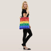 Rainbow Flag Gay Pride LGBTQ LGBT liefde is liefde Tote Bag (Op model)