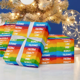Rainbow Flag Homo Lesbische LHBT Cadeaupapier