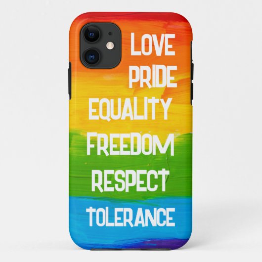 Rainbow Flag Homo Lesbische LHBT Case-Mate iPhone Case (Achterkant)
