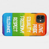Rainbow Flag Homo Lesbische LHBT Case-Mate iPhone Case (Achterkant (horizontaal))